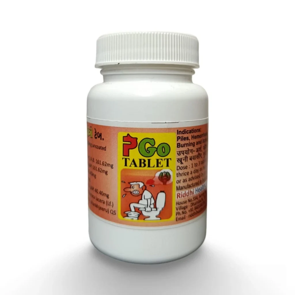 P Go Tablet Ayurvedic Proprietary Medicine by Riddhi Healthcare