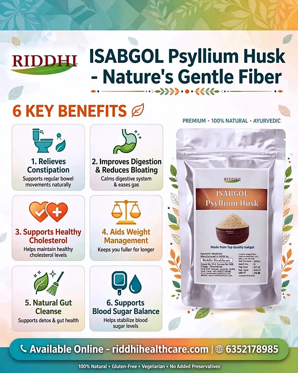 Isabgol Ke Fayde, Health Benefits of Pysllium Husk