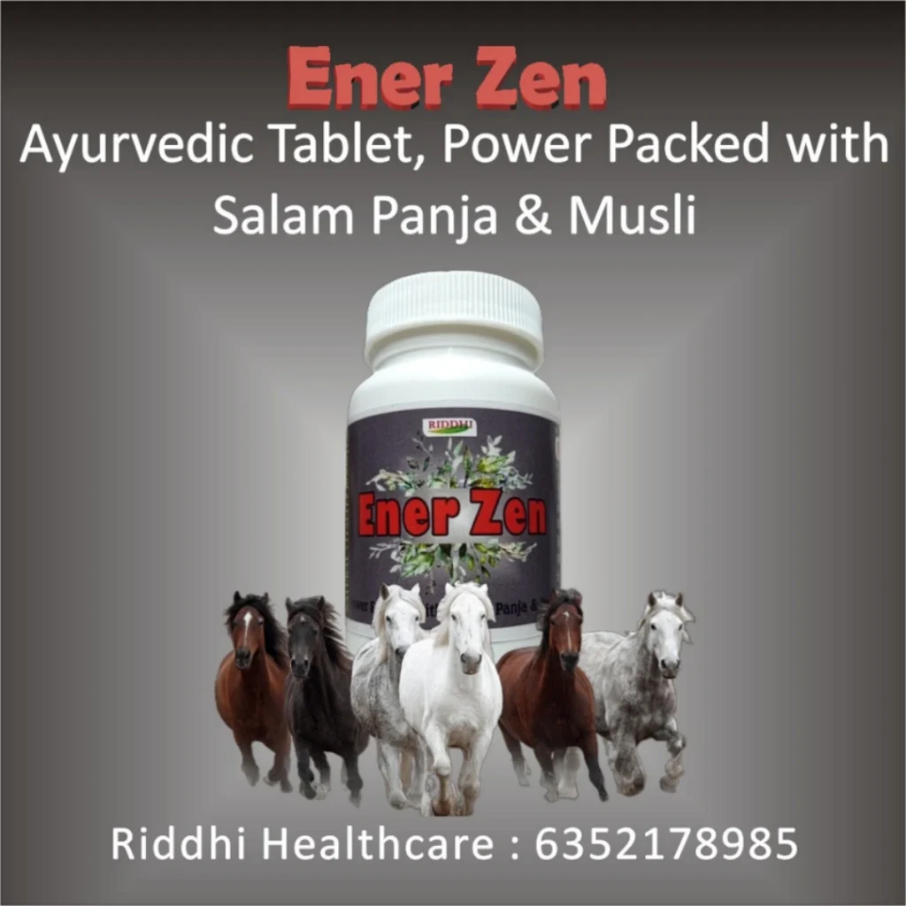 Ayurvedic Vitality Tablet, Ener Zen with Salam Panja and Musli