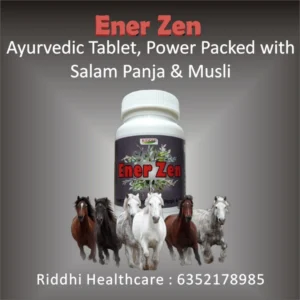 Ener Zen Tablet for Daily Wellness Ayurvedic Vitality Tablet, Ener Zen with Salam Panja and Musli
