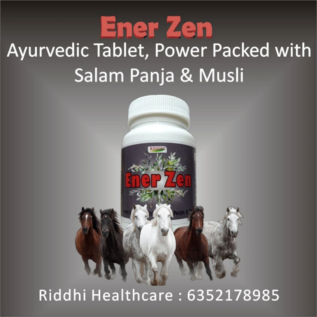 Ayurvedic Vitality Tablet, Ener Zen with Salam Panja and Musli