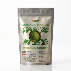 Moringa powder super fine quality by Riddhi Healthcare – pure moringa leaves powder, solar dried.